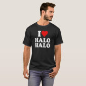 I Heart Love Halo Halo Filipijnen T-shirt (Voorkant volledig)