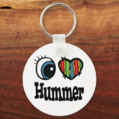 I Heart (Love) Hummer Sleutelhanger (Voorkant)