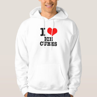 I HEART (LOVE) ICE CUBES HOODIE