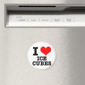 I HEART (LOVE) ICE CUBES MAGNEET (Insitu (Vaatwasser))