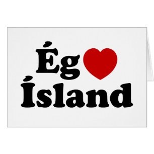 I Heart (Love) Iceland [Ég Elska Ísland] IJslands