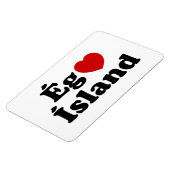 I Heart (Love) Iceland [Ég Elska Ísland] IJslands Magneet (Linkerzijde)