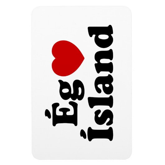 I Heart (Love) Iceland [Ég Elska Ísland] IJslands Magneet (Verticaal)