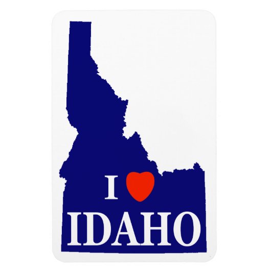 I Heart (Love) Idaho Magneet (Verticaal)