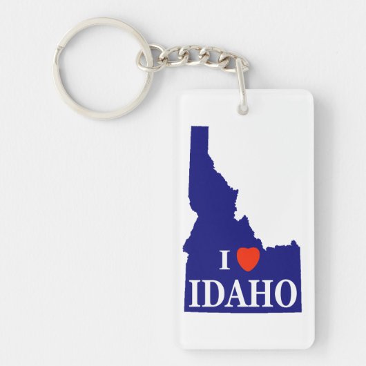 I Heart (Love) Idaho Sleutelhanger (Voorkant)