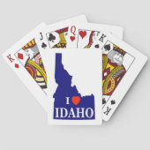 I Heart (Love) Idaho Speelkaarten (Achterkant)