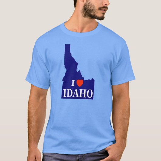 I Heart (Love) Idaho T-shirt (Voorkant)
