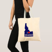 I Heart (Love) Idaho Tote Bag (Voorkant (product))