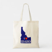 I Heart (Love) Idaho Tote Bag (Achterkant)