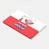 I Heart Love Inez Texas Post-it® Notes (Schuin)