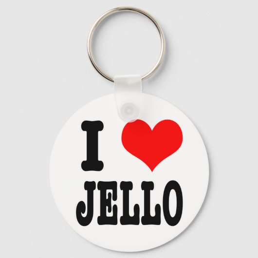 I HEART (LOVE) jello Sleutelhanger (Voorkant)
