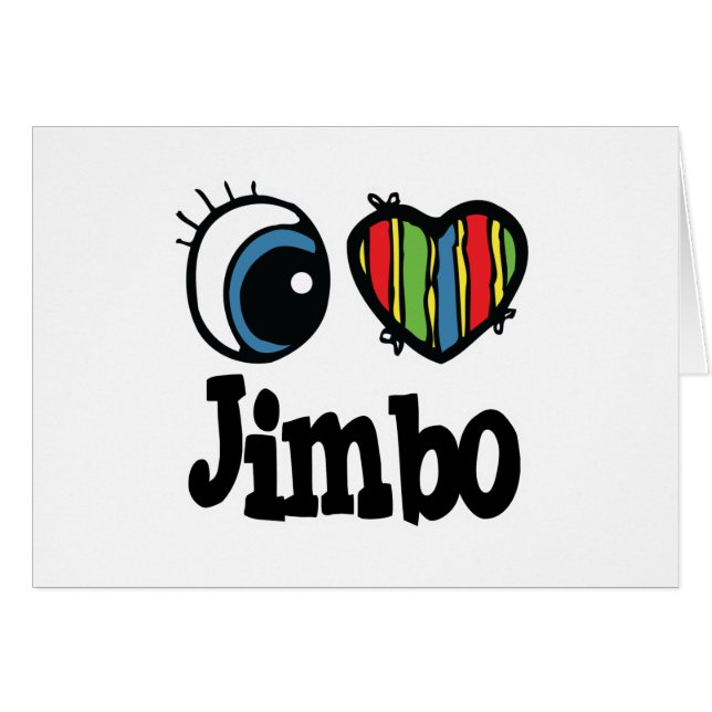 I Heart (Love) Jimbo (Voorkant Horizontaal)