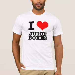 I HEART (LOVE) JUICE BOXES T-SHIRT