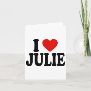 I Heart Love Julie _1 Kaart