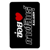 I Heart (Love) Kalasin, Isan, Thailand Magneet (Verticaal)