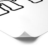 I Heart (Love) Kalasin, Isan, Thailand Poster (Hoek)