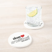 I Heart (Love) Kalasin, Isan, Thailand Zandsteen Onderzetter (Zijkant)