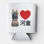 I Heart [Love] Kappa 河 童 Blikjeskoeler (Voorkant)
