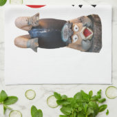 I Heart [Love] Kappa 河 童 Theedoek (Gevouwen)