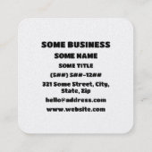 I Heart [Love] Karaoke カラオケ // Nihongo Japanese Vierkante Visitekaartje (Achterkant)