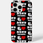 I Heart [Love] Karaoke カラオケ // Nihongo Japans Case-Mate iPhone Case (Achterkant)