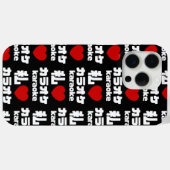 I Heart [Love] Karaoke カラオケ // Nihongo Japans Case-Mate iPhone Case (Achterkant (horizontaal))