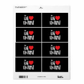 I Heart (Love) Kathoey (Ladyboy) // Thaise taal Etiket (Full Sheet)