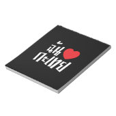 I Heart (Love) Kathoey (Ladyboy) // Thaise taal Notitieblok (Linkerzijde)