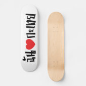 I Heart (Love) Kathoey (Ladyboy) // Thaise taal Skateboard (Voorkant)