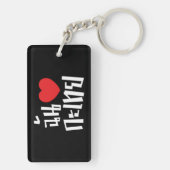 I Heart (Love) Kathoey (Ladyboy) // Thaise taal Sleutelhanger (achterkant)