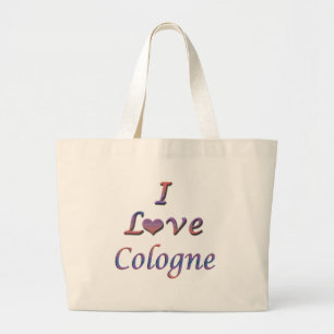 I Heart (Love) Keulen Grote Tote Bag
