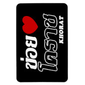 I Heart (Love) Khorat, Isan, Thailand Magneet (Verticaal)