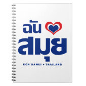 I Heart (Love) Koh Samui ❤ Thailand Notitieboek (Voorkant)