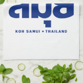 I Heart (Love) Koh Samui ❤ Thailand Theedoek (Gevouwen)