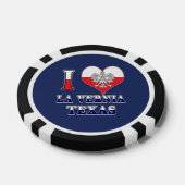 I Heart Love La Vernia Texas Poker Chips (Enkel)