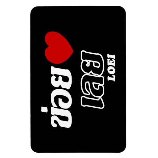 I Heart (Love) Loei, Isan, Thailand Magneet (Verticaal)