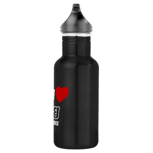 I Heart (Love) Loei, Isan, Thailand Waterfles (Rechts)