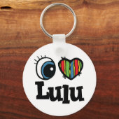 I Heart (Love) Lulu Sleutelhanger (Voorkant)