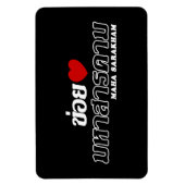 I Heart (Love) Maha Sarakham, Isan, Thailand Magneet (Verticaal)