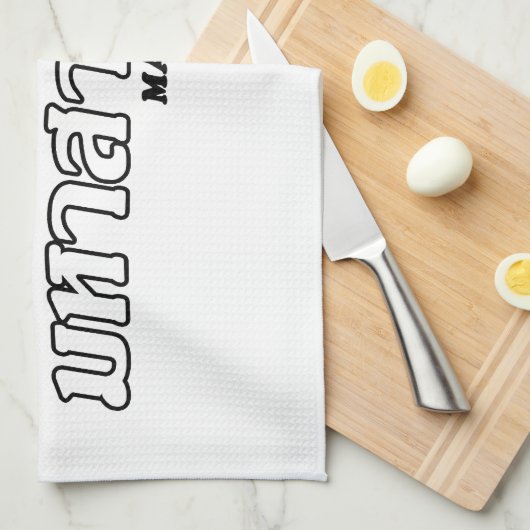 I Heart (Love) Maha Sarakham, Isan, Thailand Theedoek (Quarter Fold)