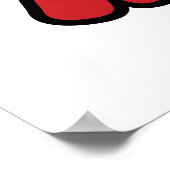 I Heart [Love] Manga 漫 画 // Nihongo Japans Kanji Poster (Hoek)