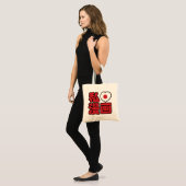 I Heart [Love] Manga 漫 画 // Nihongo Japans Kanji Tote Bag (Voorkant (model))