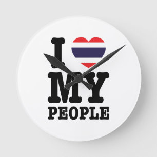 I Heart (Love) My Thai People Ronde Klok