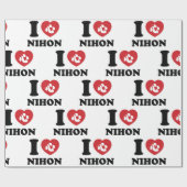 I HEART [LOVE] NIHON CADEAUPAPIER (Vlak)