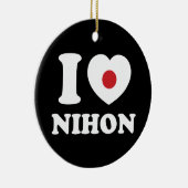 I HEART [LOVE] NIHON KERAMISCH ORNAMENT (Rechts)
