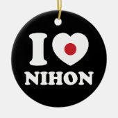 I HEART [LOVE] NIHON KERAMISCH ORNAMENT (Voorkant)