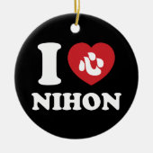 I HEART [LOVE] NIHON KERAMISCH ORNAMENT (Voorkant)