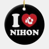 I HEART [LOVE] NIHON KERAMISCH ORNAMENT (Achterkant)