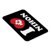 I HEART [LOVE] NIHON MAGNEET (Rechterzijde)