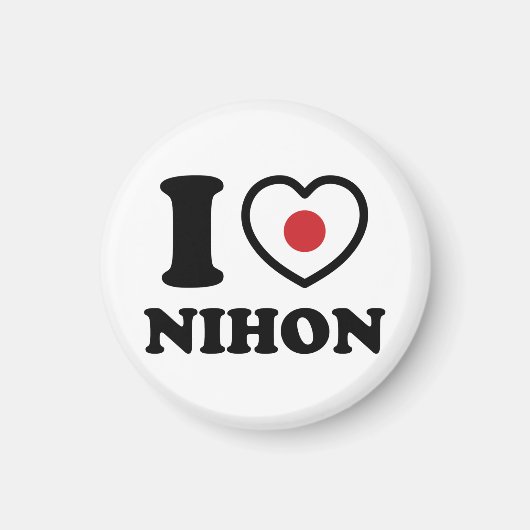 I HEART [LOVE] NIHON MAGNEET (Voorkant)